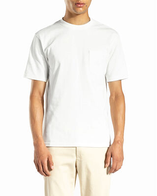 Norse Projects Johannes Standard Pocket SS White