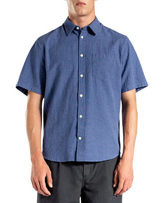 Norse Projects Osvald Texture SS Ultra Marine