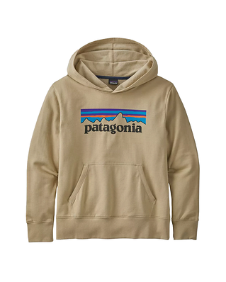 Patagonia Junior Graphic Hoody Sweatshirt Beige