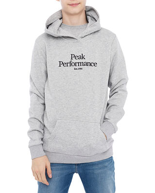 Peak Performance Junior Original Hood Med Grey Melange