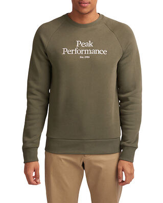 Peak Performance M Original Crew Pine Needle