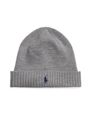 Polo Ralph Lauren FO Hat-Cold Weather-Hat Fawn Grey Heather