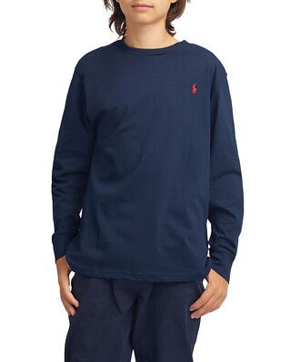 Polo Ralph Lauren Junior Cotton Jersey Long-Sleeve T-shirt Cruise Navy