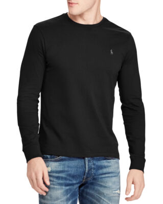 Polo Ralph Lauren Custom Slim Fit Cotton Long Sleeve T-Shirt Polo Black