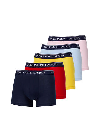 Polo Ralph Lauren 5-Pack Classic Trunk Navy /Red /Blue /Pink /Yellow