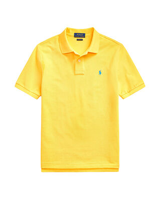 Polo Ralph Lauren Slim Fit Cotton Mesh Polo Shirt Yellow
