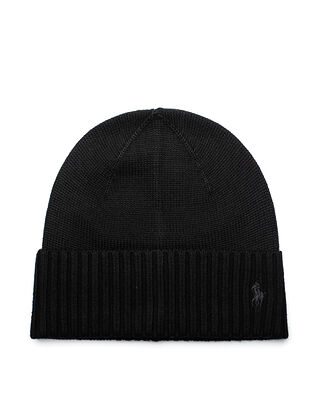 Polo Ralph Lauren Merino Wool Hat Black