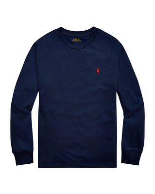 Polo Ralph Lauren LS CN-Knit Shirts-T-Shirt Cruise Navy