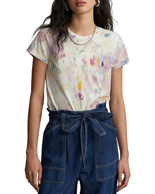 Polo Ralph Lauren Paint-Splatter Print Jersey T-Shirt Multi
