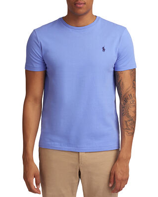 Polo Ralph Lauren Custom Slim Fit Jersey Crewneck T-Shirt Harbor Island Blue