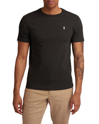 Polo Ralph Lauren Custom Slim Fit Jersey Crewneck T-Shirt Black Marl Heather