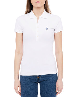 Polo Ralph Lauren Slim Fit Stretch Polo Shirt White