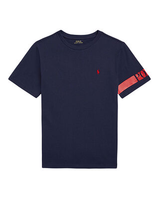 Polo Ralph Lauren SSCNPRINTM1-Knit Shirts-T-Shirt Newport Navy