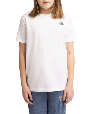 The North Face Junior S/S Simple Dome Tee White