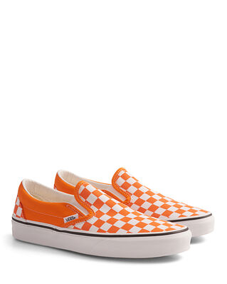 Vans UA Classic Slip-On Checkerboard Orange