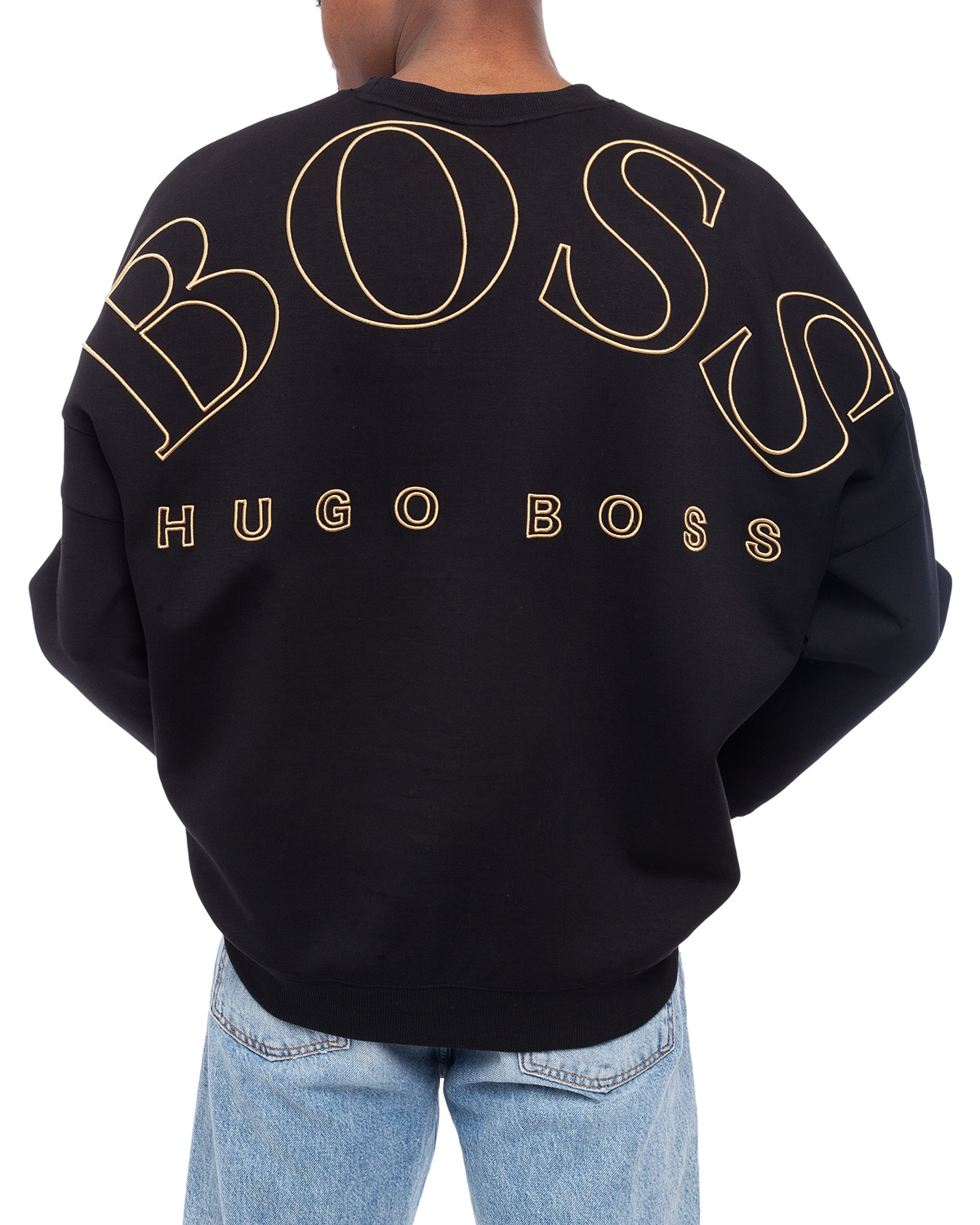 hugo boss sweatshirt black and gold OFF 