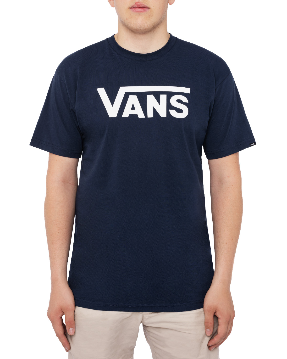 tilgive at føre investering Vans Vans Classic T-Shirt Dress Blues / White - Ensfarvede t-shirts På  Zoovillage